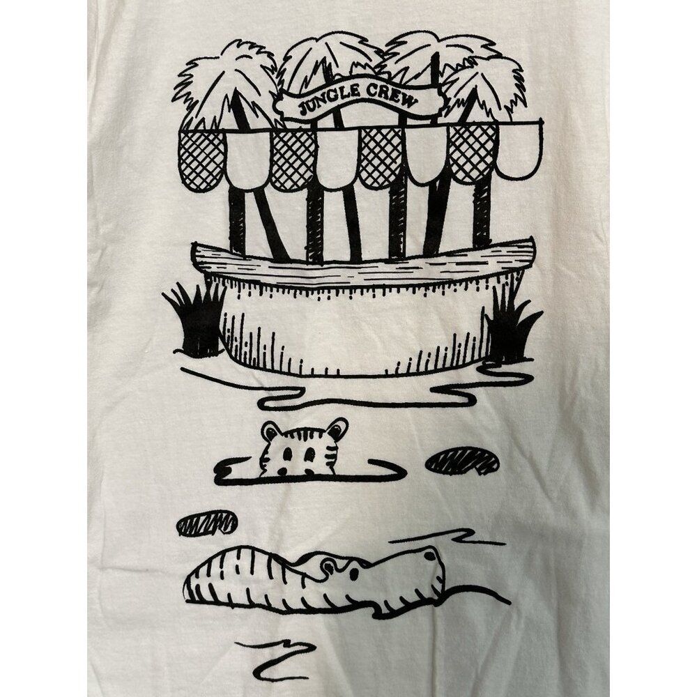 The Lost Bros Disney Shirt Womans Small Jungle Cruise Crews Animals Boat